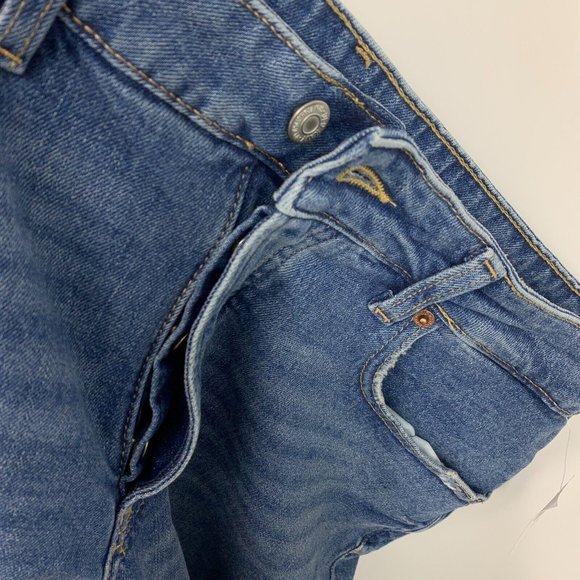 Old Navy Jeans High Rise Curvy OG Straight Button Fly Distressed - Picture 5 of 10